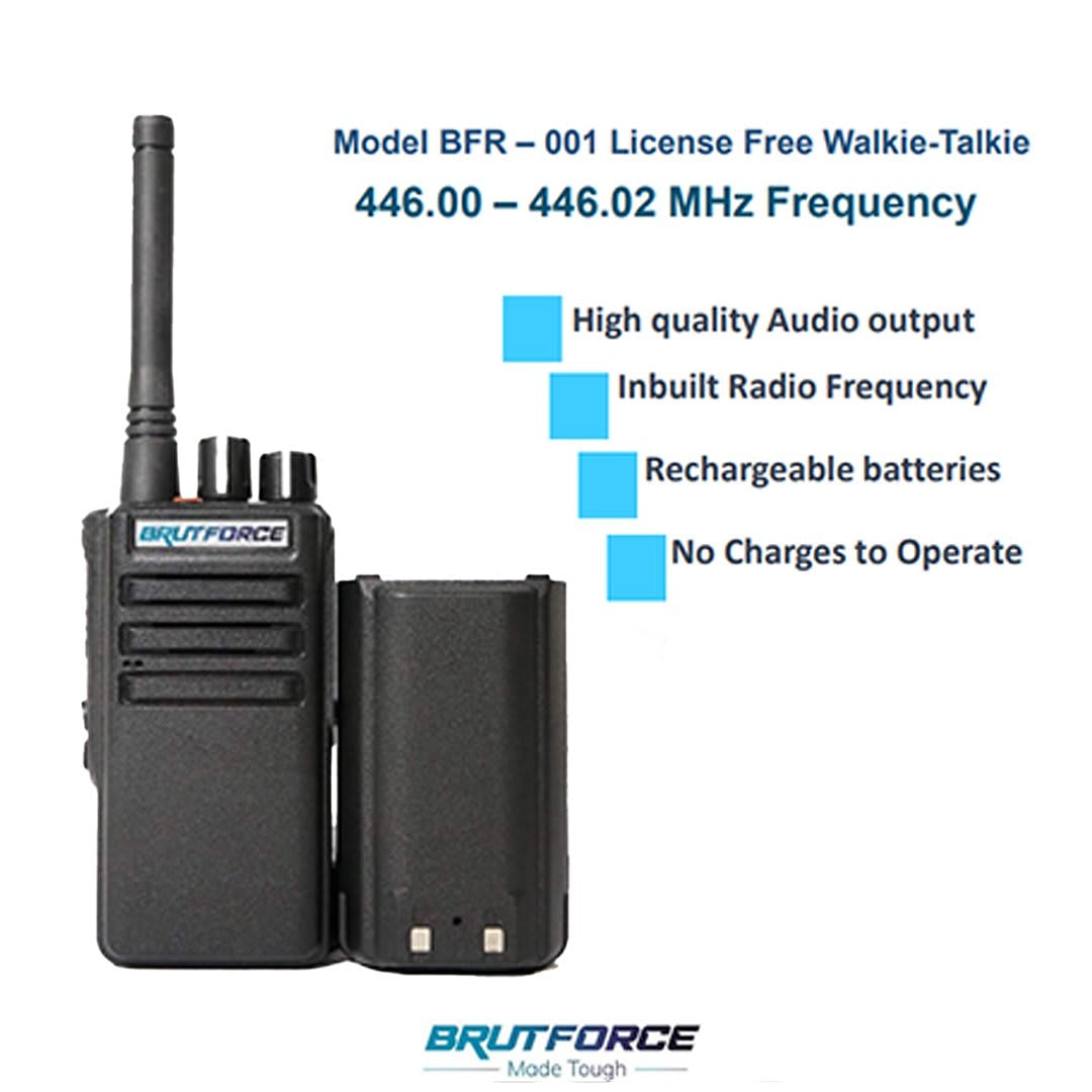 Brutforce License Free Walkie Talkie BFR-001