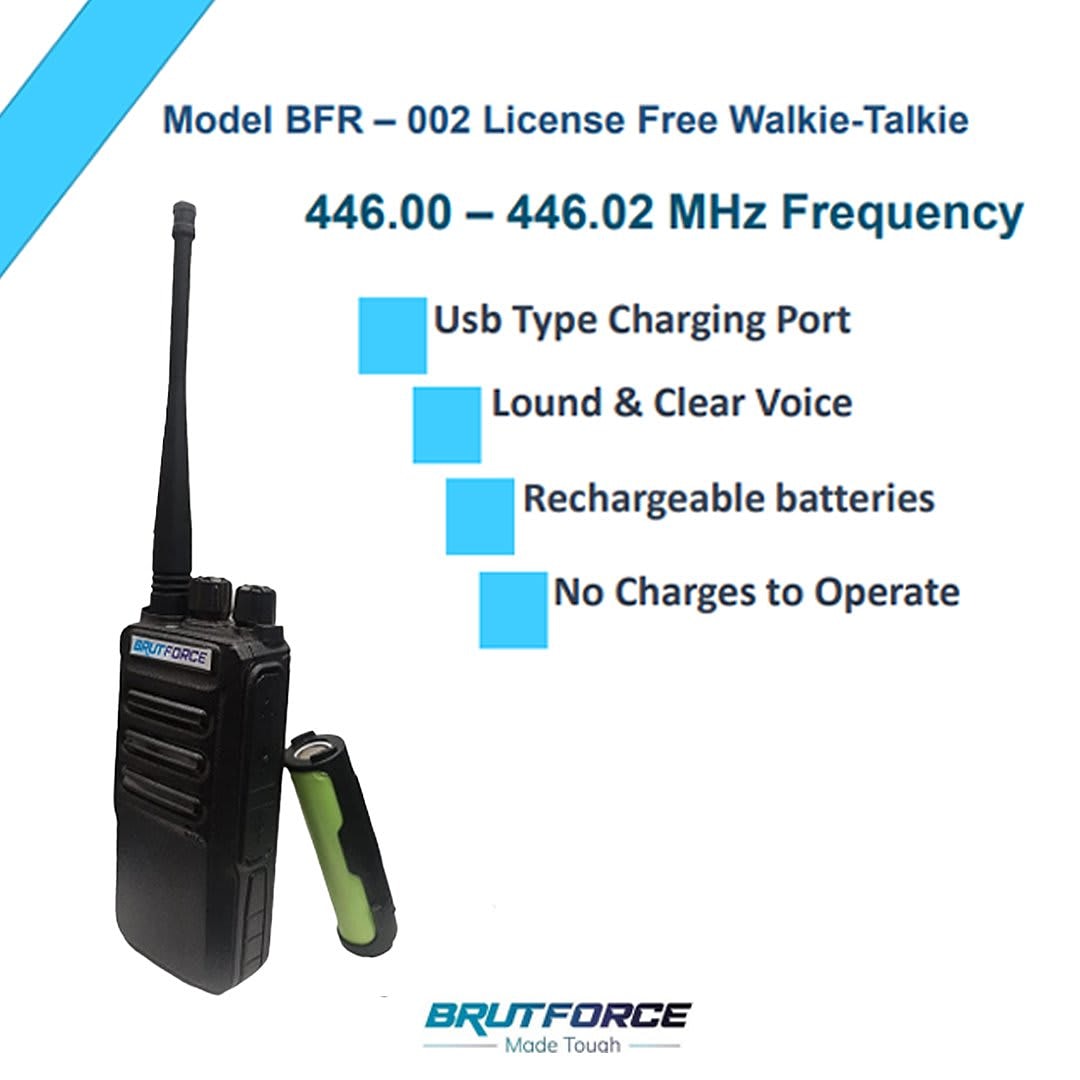 Brutforce License Free Walkie Talkie BFR-002