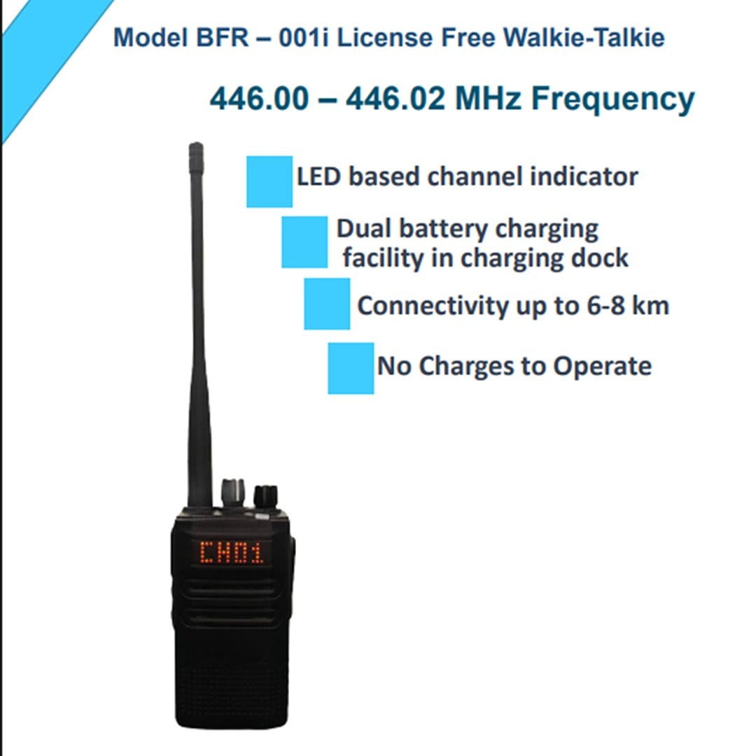 Brutforce License Free Walkie Talkie -001i