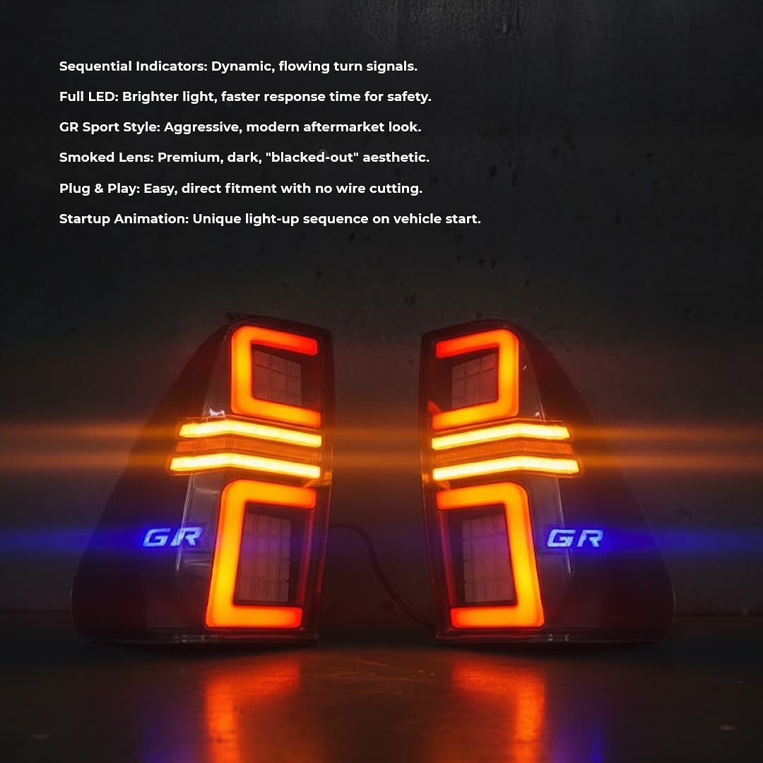 Toyota Hilux Smoked LED Tail Light