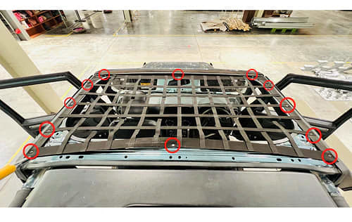 Mahindra Thar 2020 Overhead Storage Net