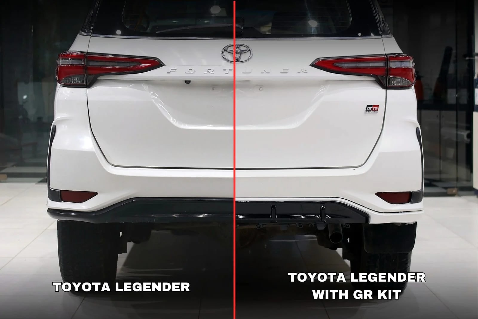 Toyota legender to legender gr sports conversion trims