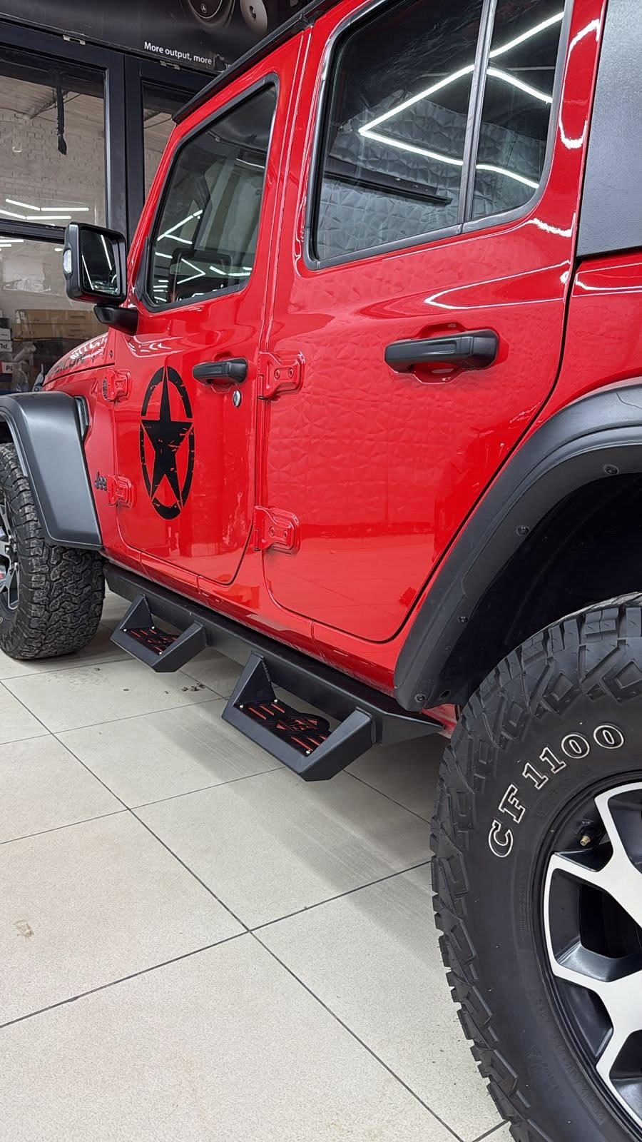 Jeep Wrangler Metal Side Steps