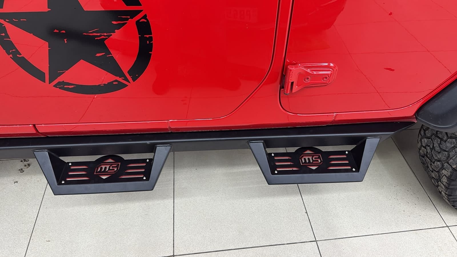 Jeep Wrangler Metal Side Steps