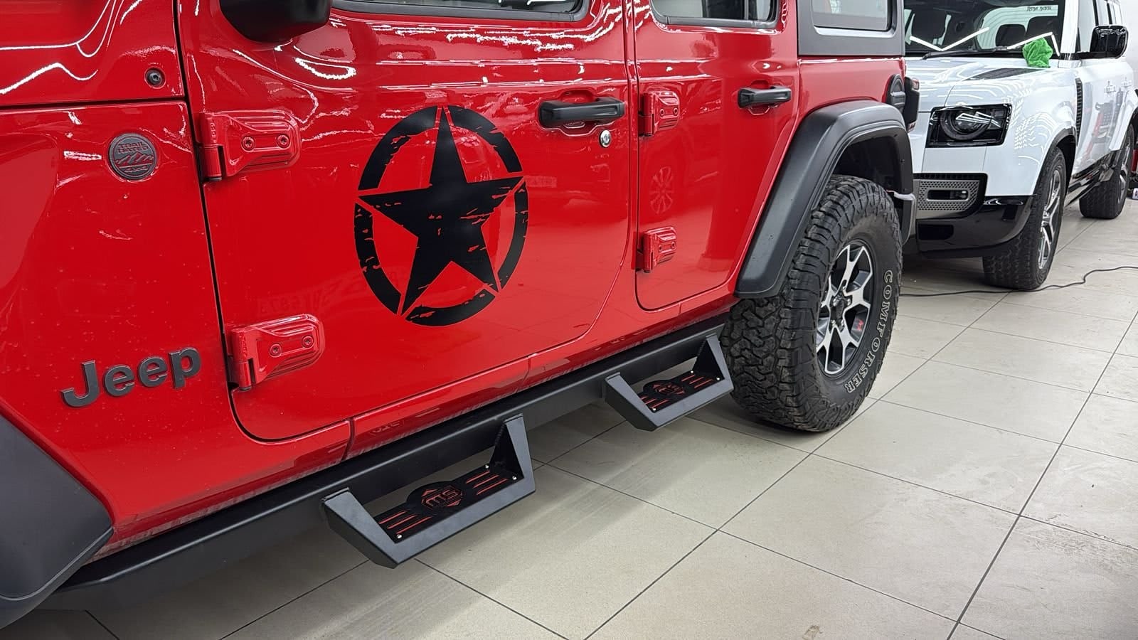 Jeep Wrangler Metal Side Steps