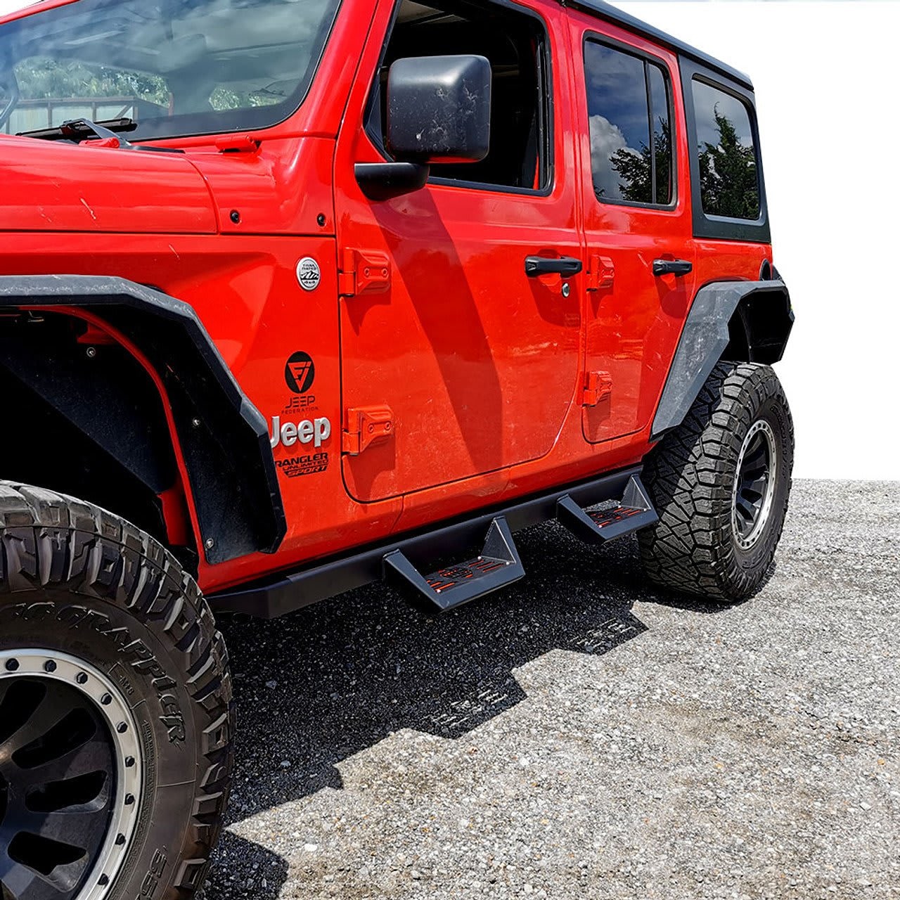 Jeep Wrangler Metal Side Steps