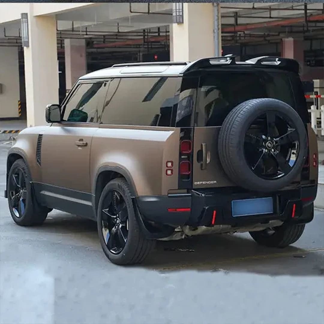 Rock style Carbon fiber rear wing spoiler for land rover Defender 110/90