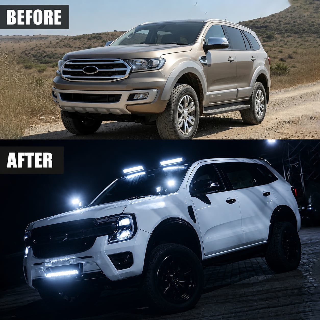 Ford Endeavour to Everest M2 conversion kit
