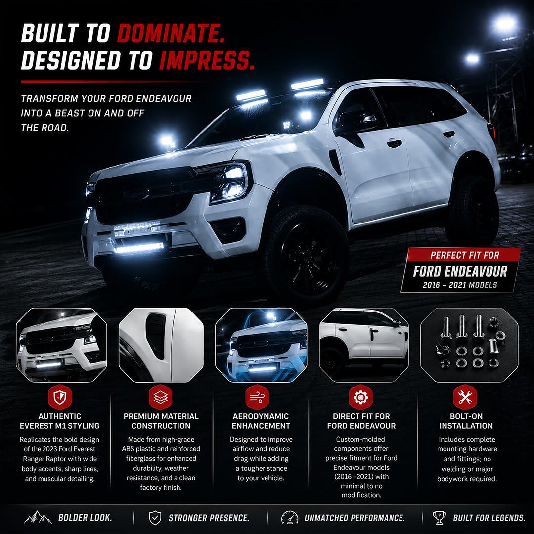 Ford Endeavour to Everest M2 conversion kit