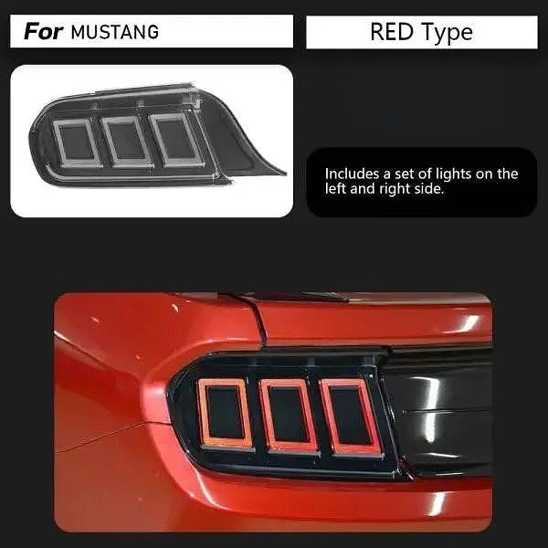 Dynamic Signal Tail Light for Ford Mustang 2015–2022