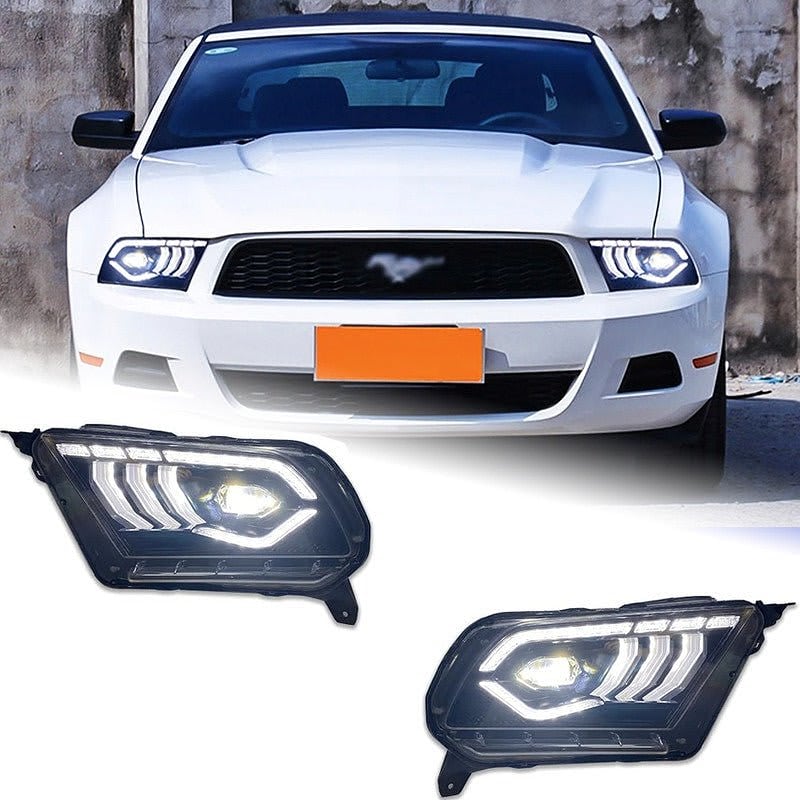 Retrofit Shelby Styled DRL Headlights for Ford Mustang 2013-2014