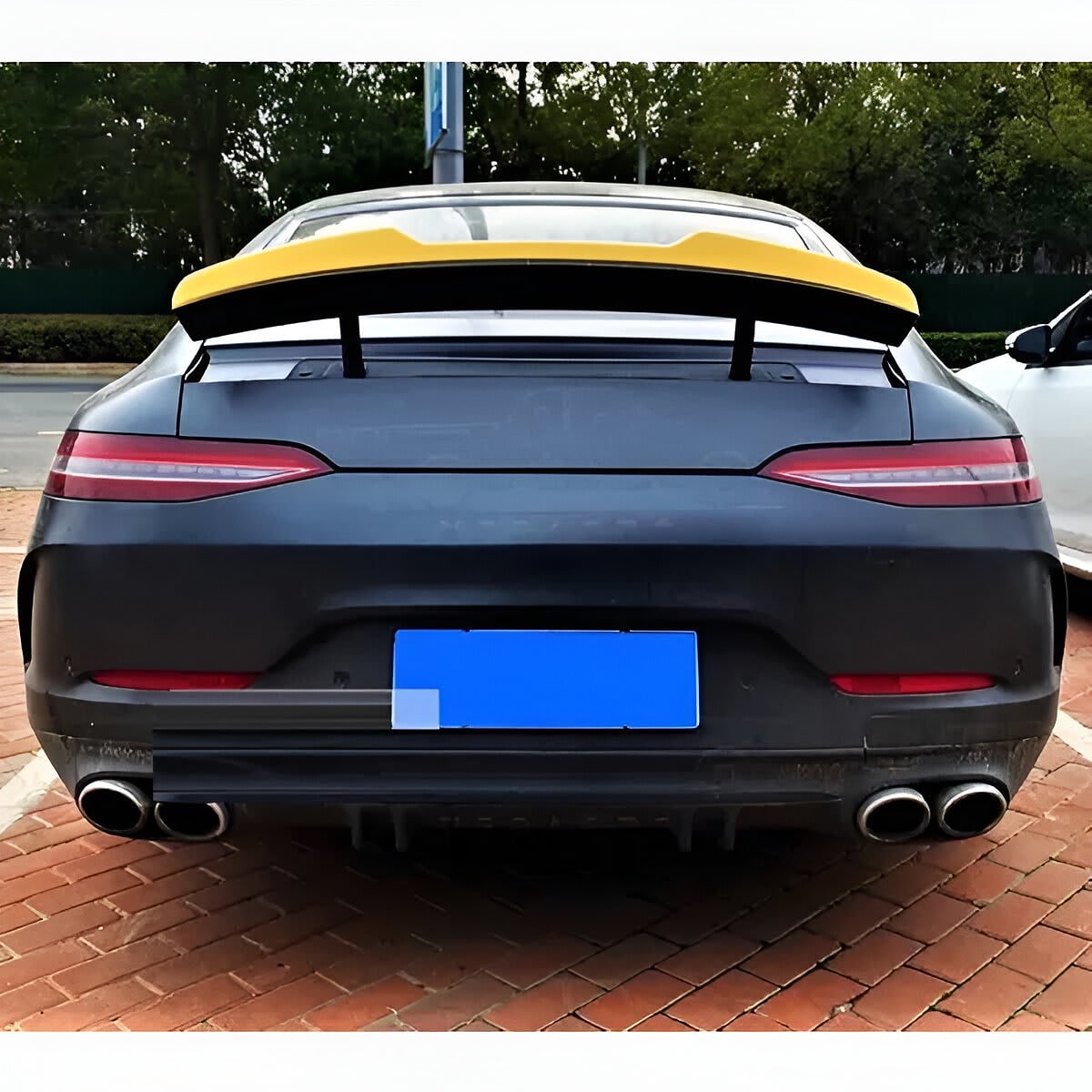 Roof Trunk Rear Spoiler Compatible with Mercedes Gt Amg Coupe X290 2018-2022