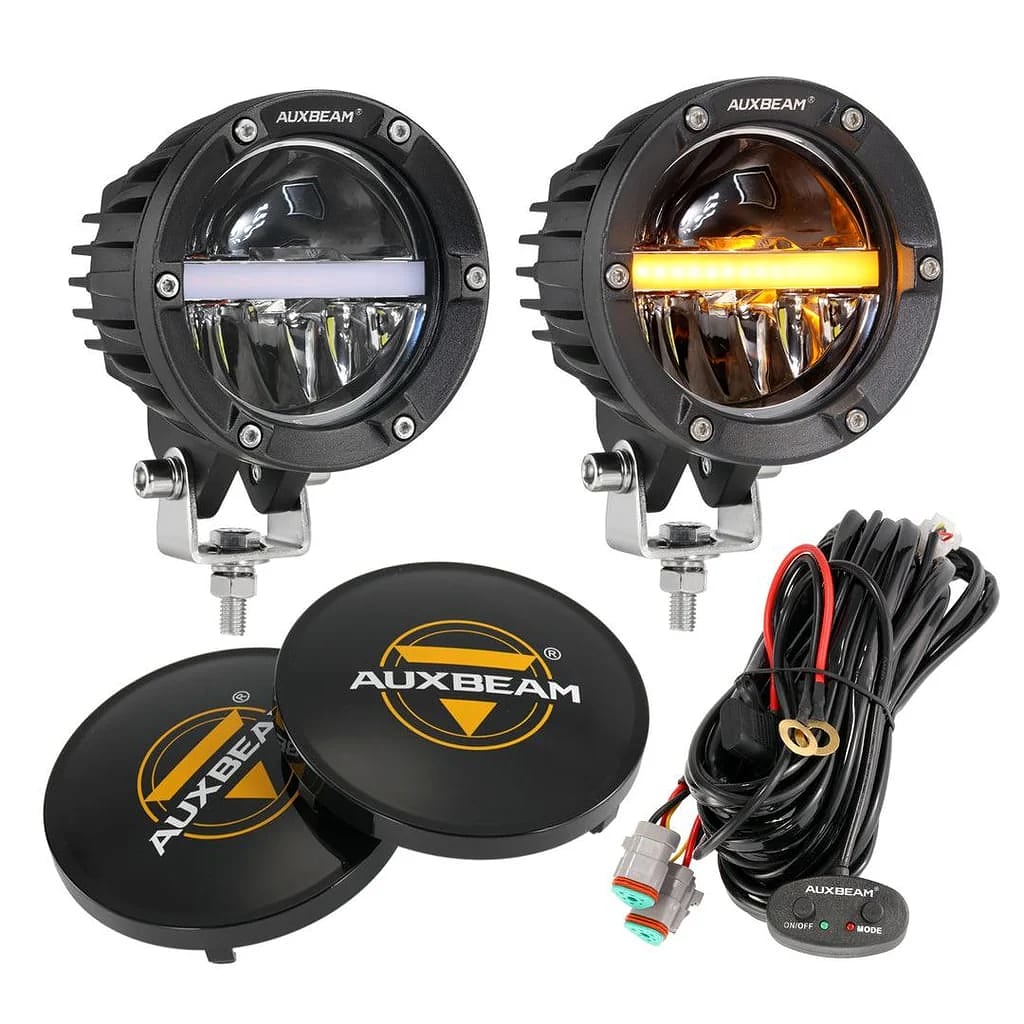 Auxbeam 4 inch 110W round off-road LED pod lights
