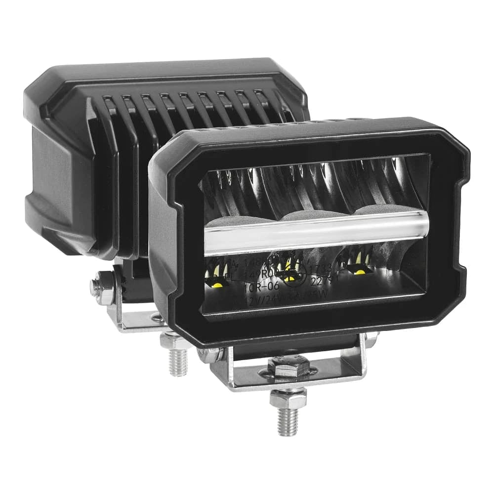 Auxbeam 4.5 Inch 120W Off-Road LED Driving Lights with White & Amber DRL