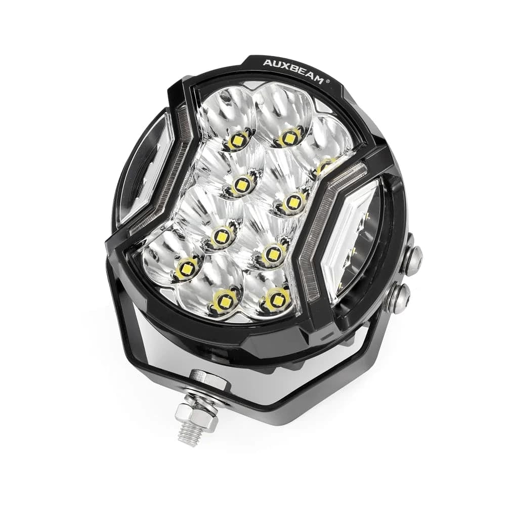 Auxbeam 5 Inch 172W LED Side Shooter POD Lights |White & Amber| V-Ultra Series