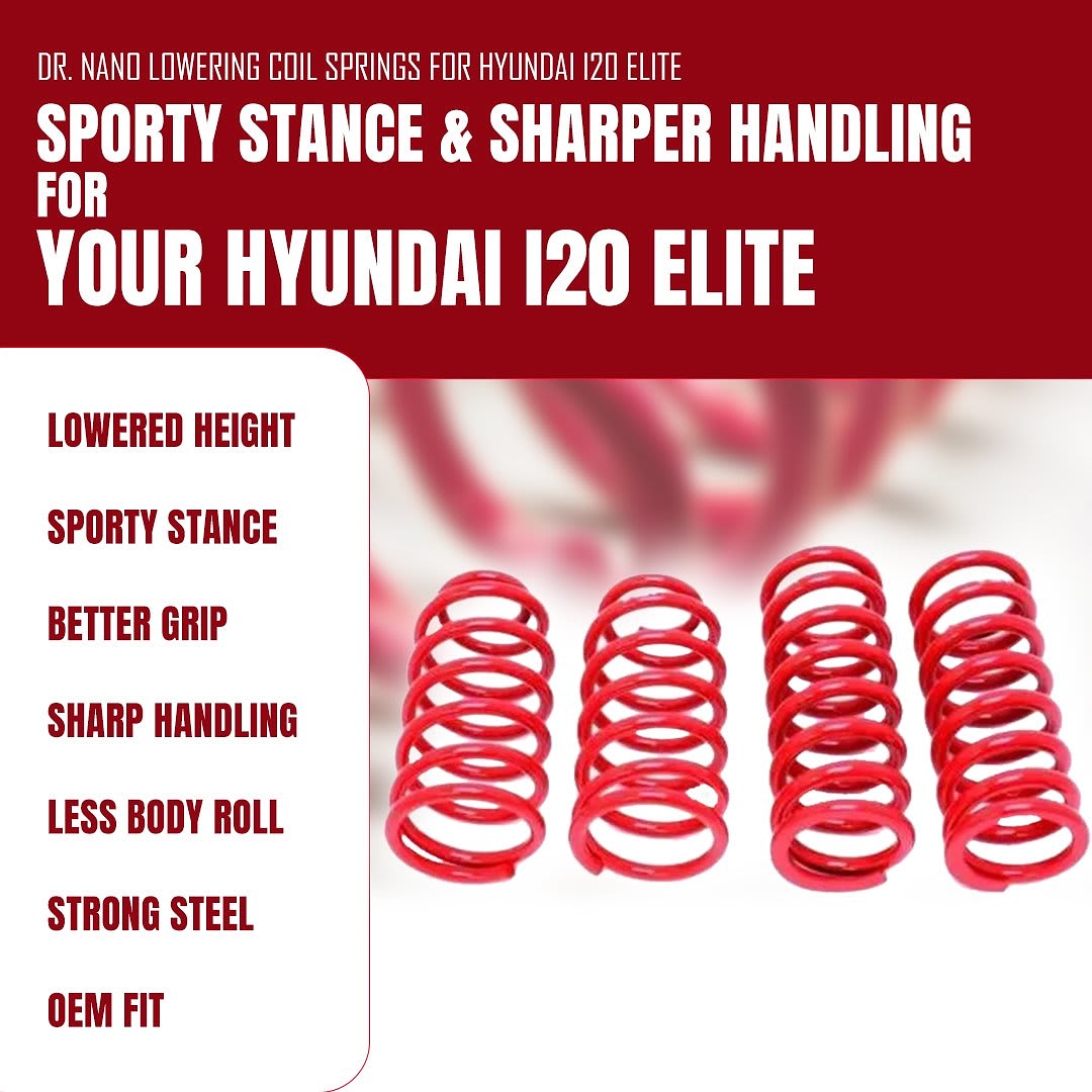 Dr. Nano Lowering Coil Springs for Hyundai i20 Elite