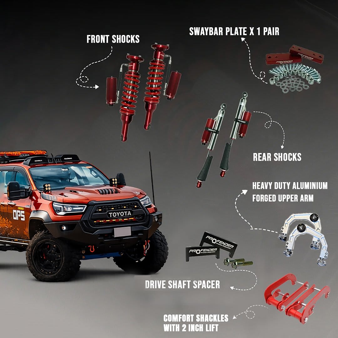 Profender King Series Full Kit Suspension for Toyota Hilux