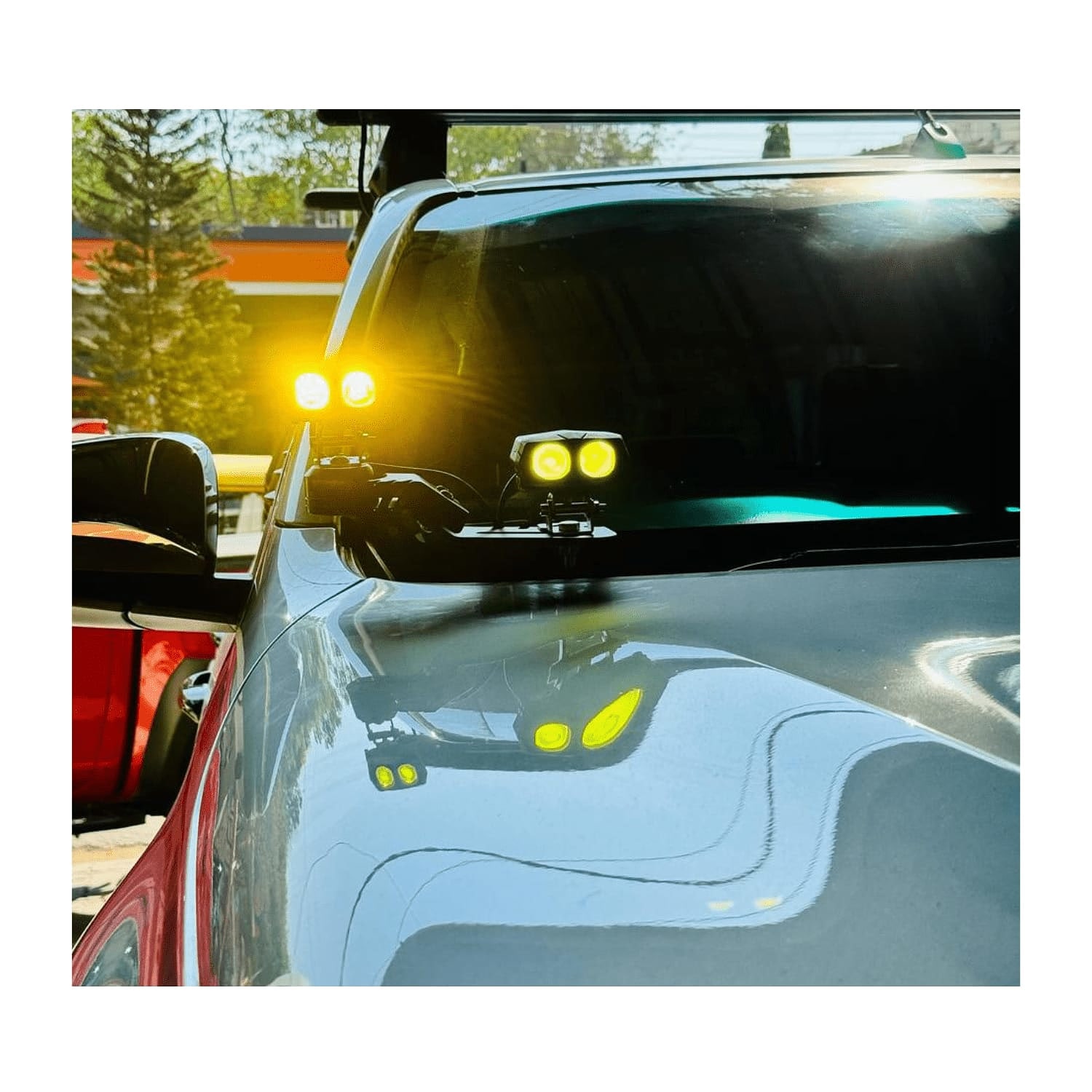 Proman Adjustable Bonnet Light Mount-Toyota Hilux,Fortuner