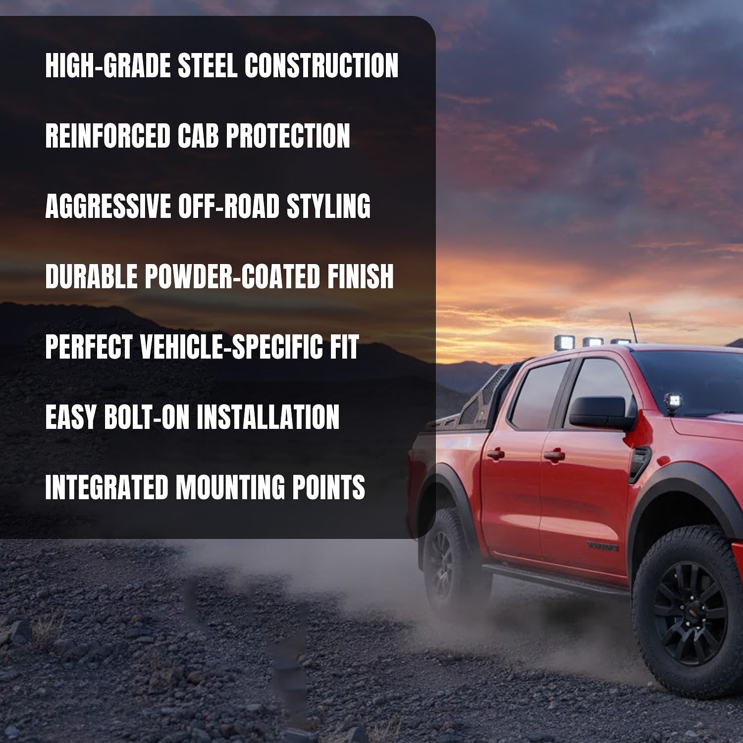 Hamer Warrior Plus Roll bar for Hilux