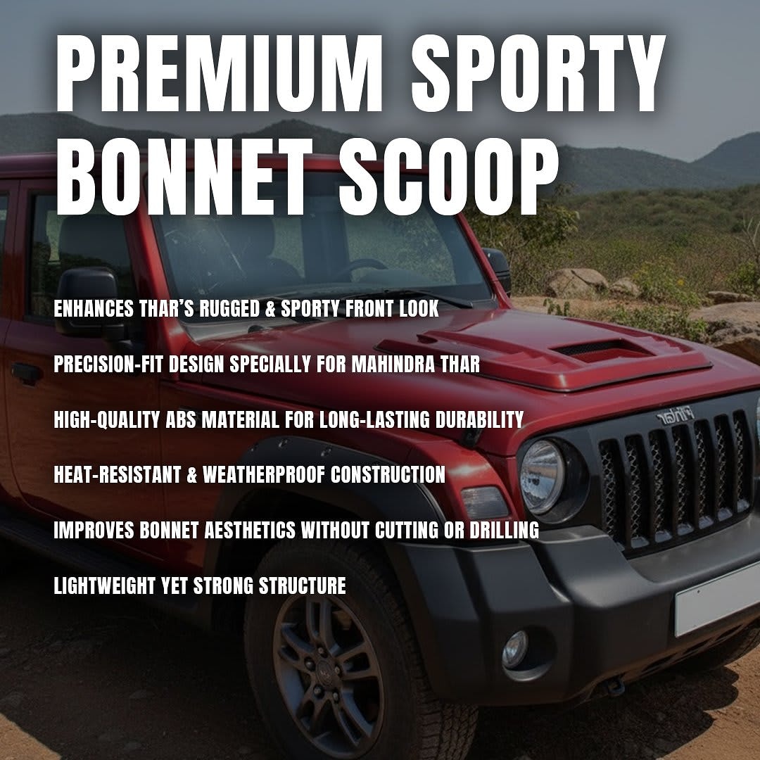 Bonnet Scoop For Mahindra Thar