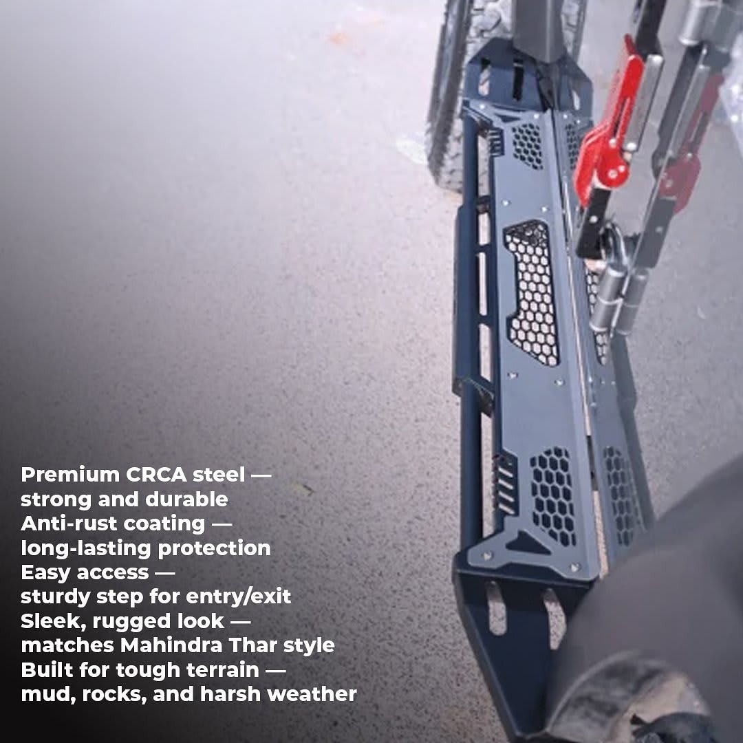 Proman Metal Side Step For Mahindra Thar 2020+