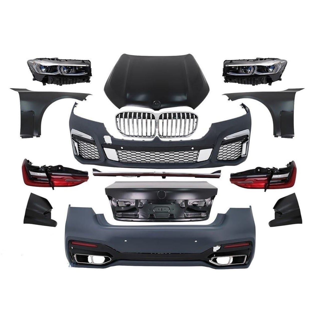 BMW 7 Series F02 (2009–2014) to G12 LCI (2016–2022) Facelift Conversion Kit