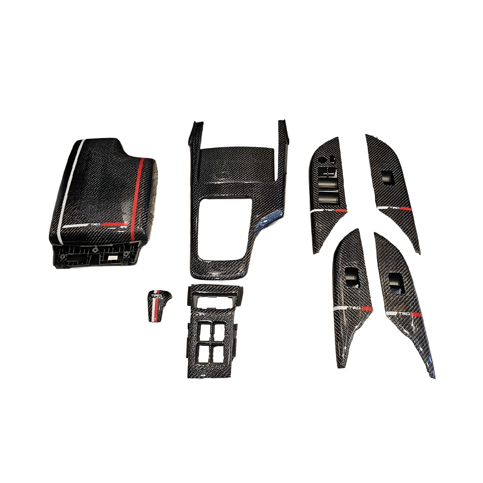 Carbon Fiber Center Console and Armrest for Toyota Fortuner Type 3 & 4