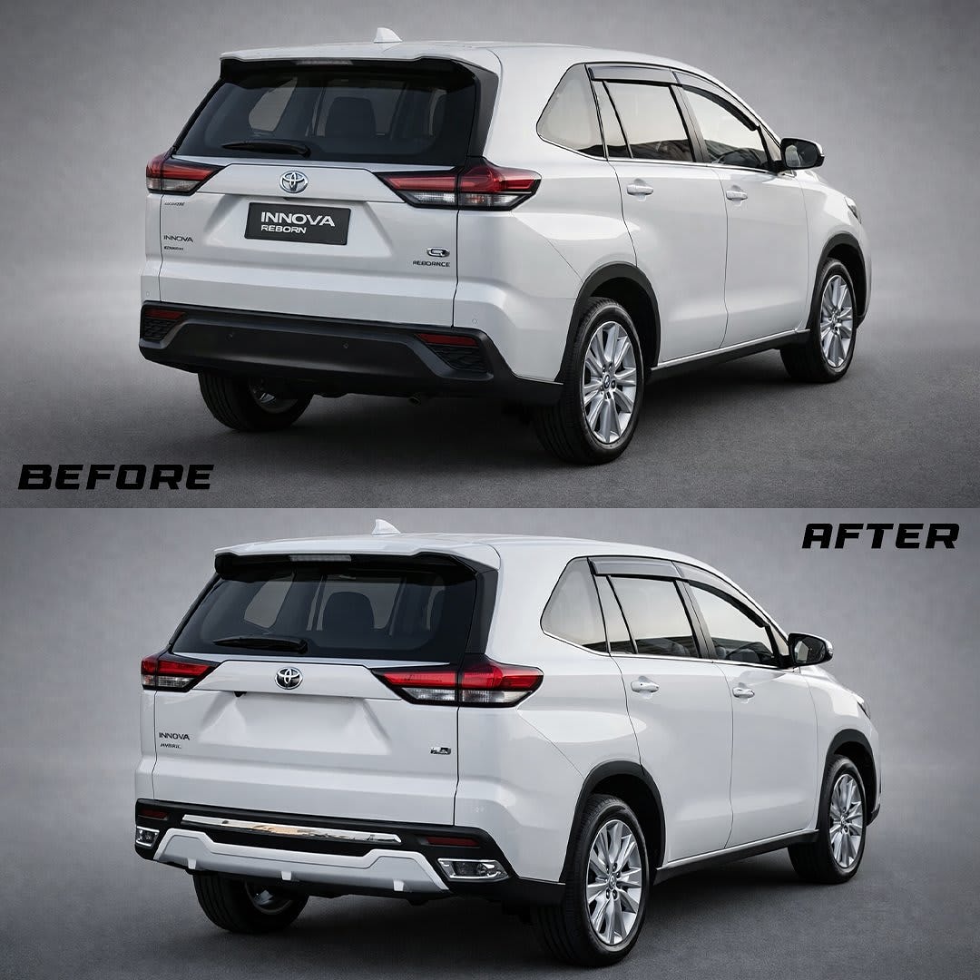 Front, Rear Alphard Bumper Body Kit for Toyota Innova Hycross