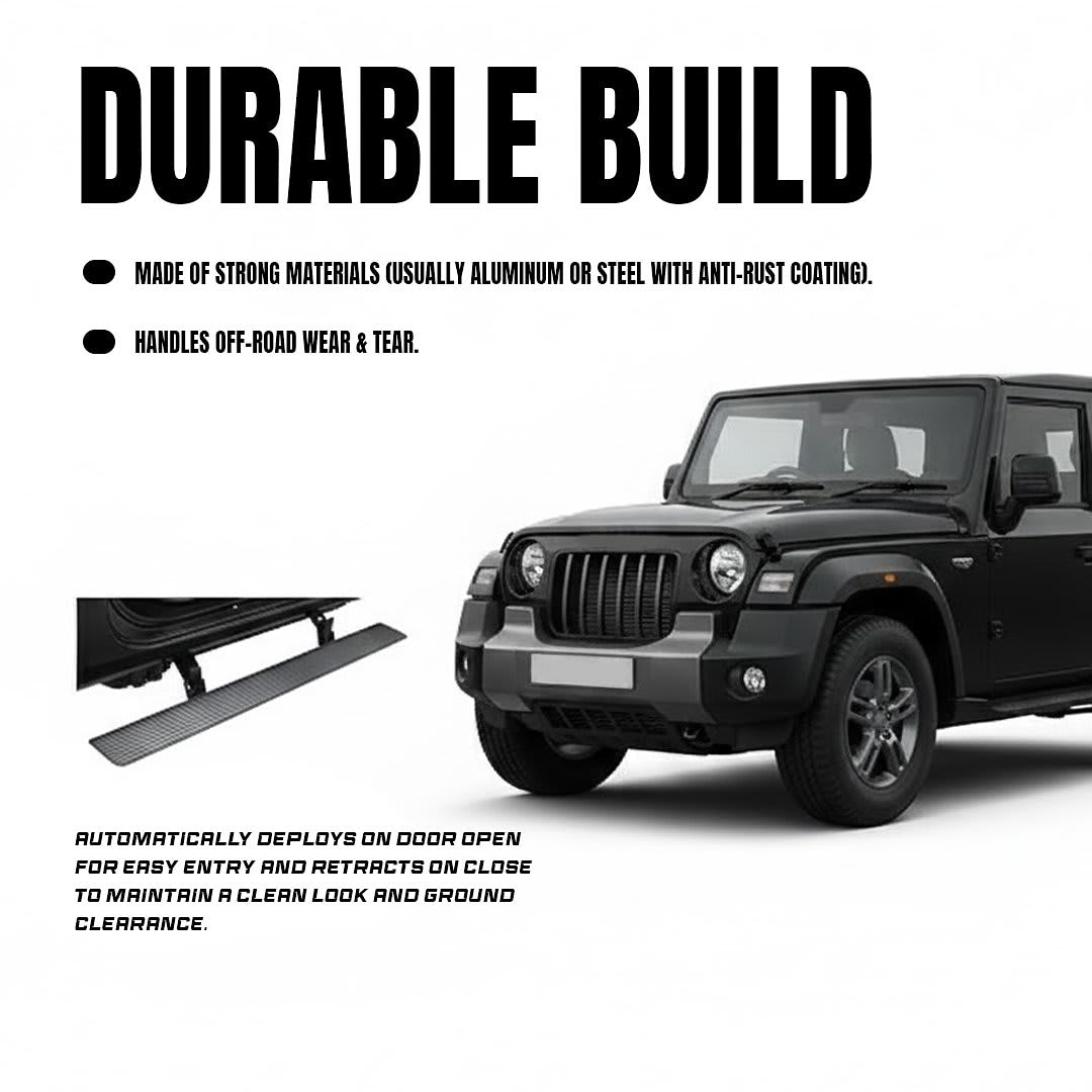 Mahindra Thar Automatic Side Steps