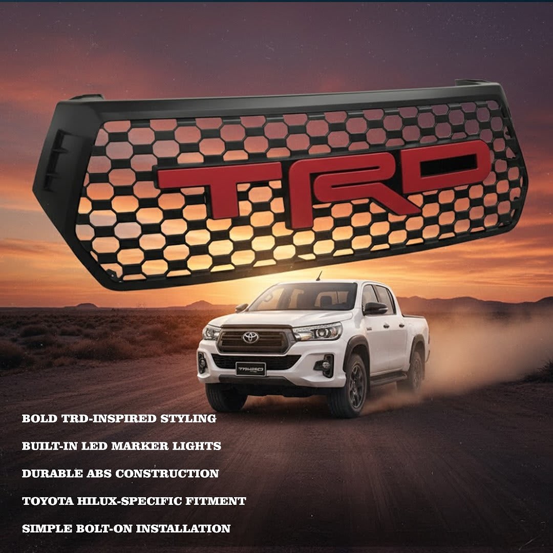 Toyota Hilux TRD Grill With Marker LED