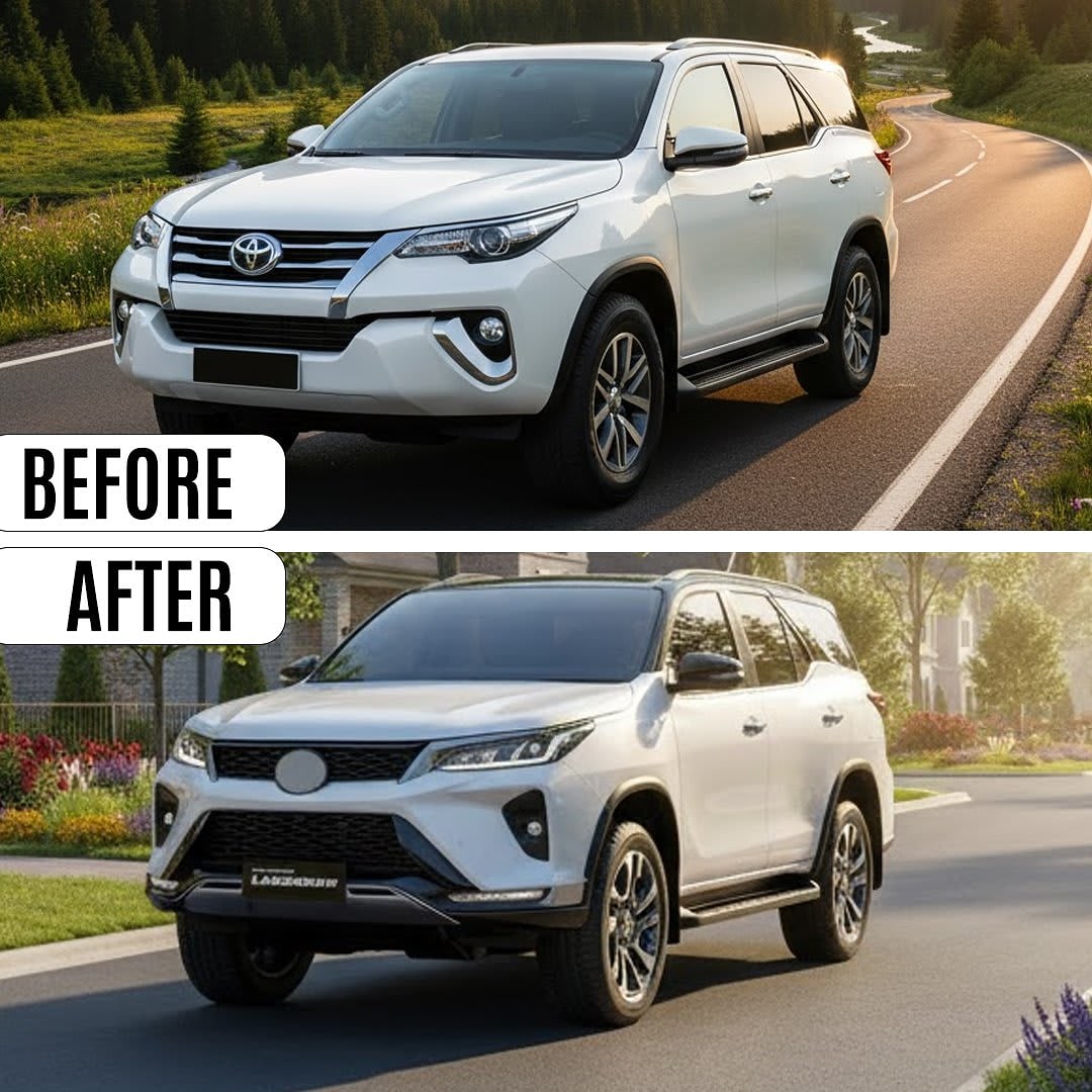 Toyota Fortuner Type 3 (2016–2020) Legender Body Kit with Tail Light