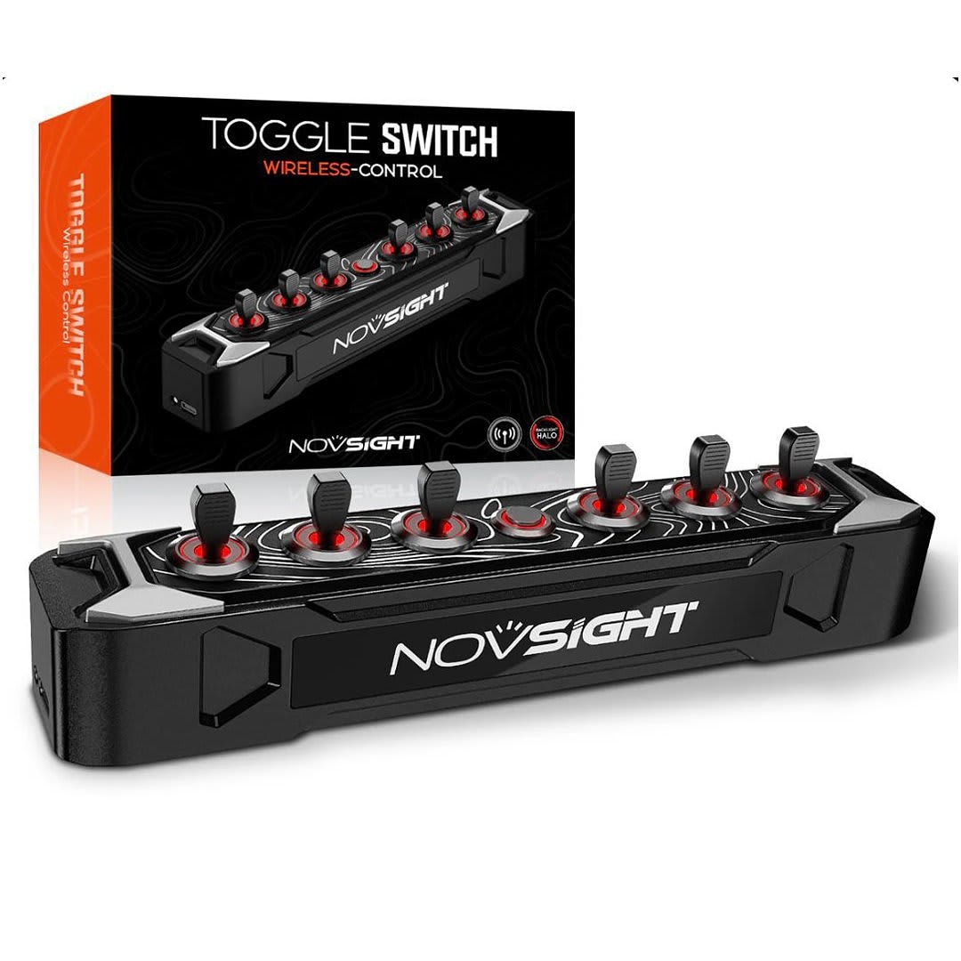 Novsight Wireless Car toggle Switch Panel
