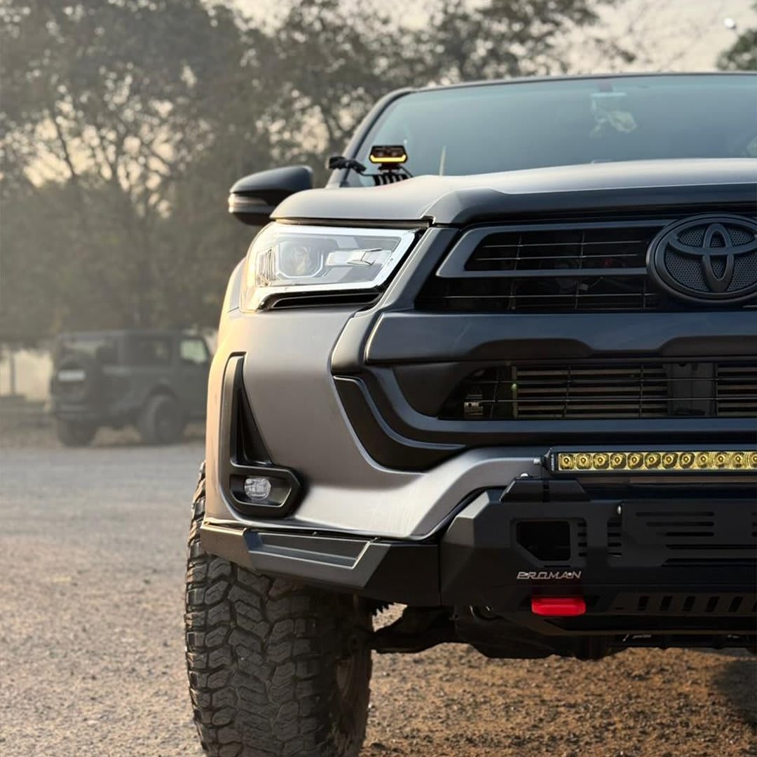 Toyota Hilux Front Bumper Lip – Steel, Off-Road Ready