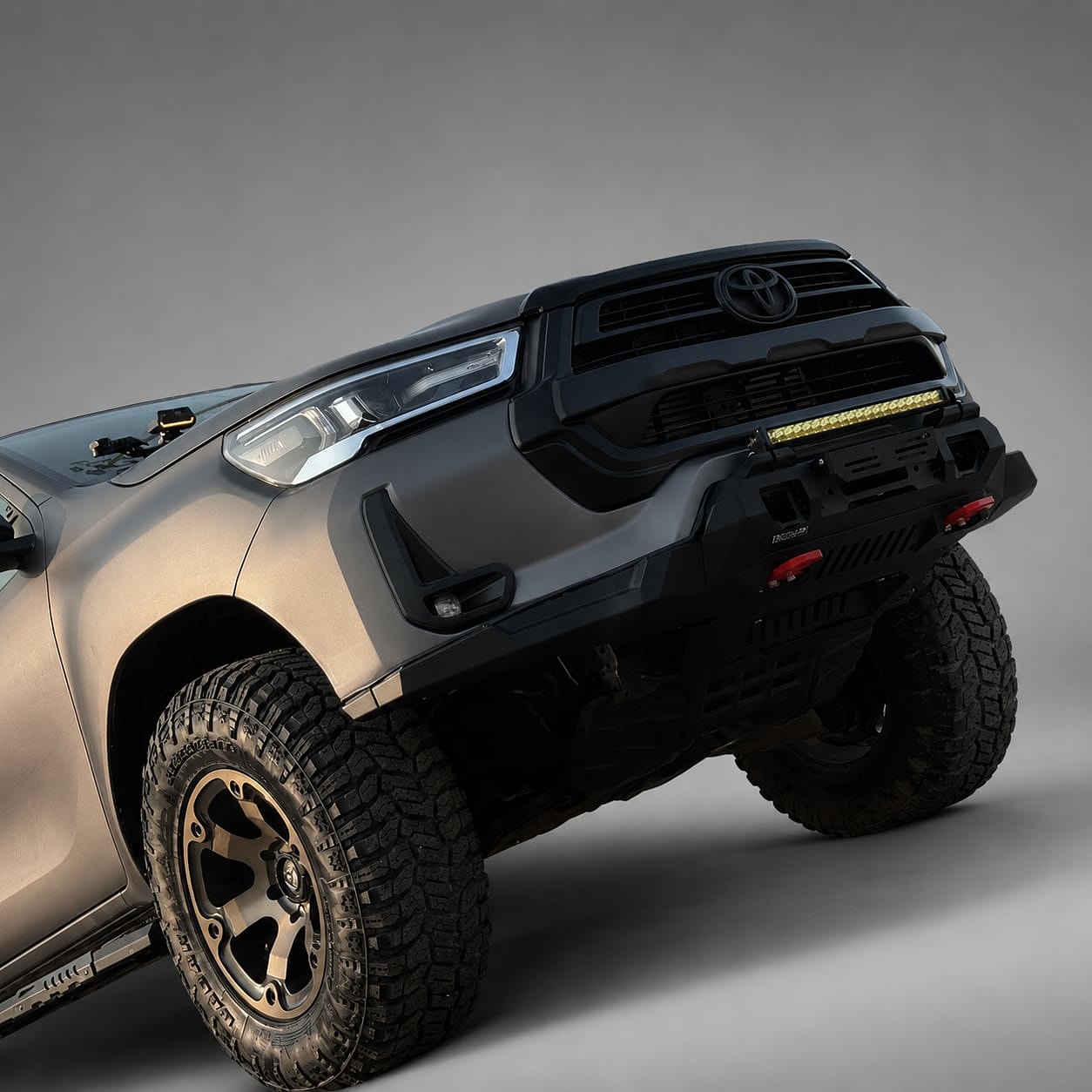 Toyota Hilux Front Bumper Lip – Steel, Off-Road Ready