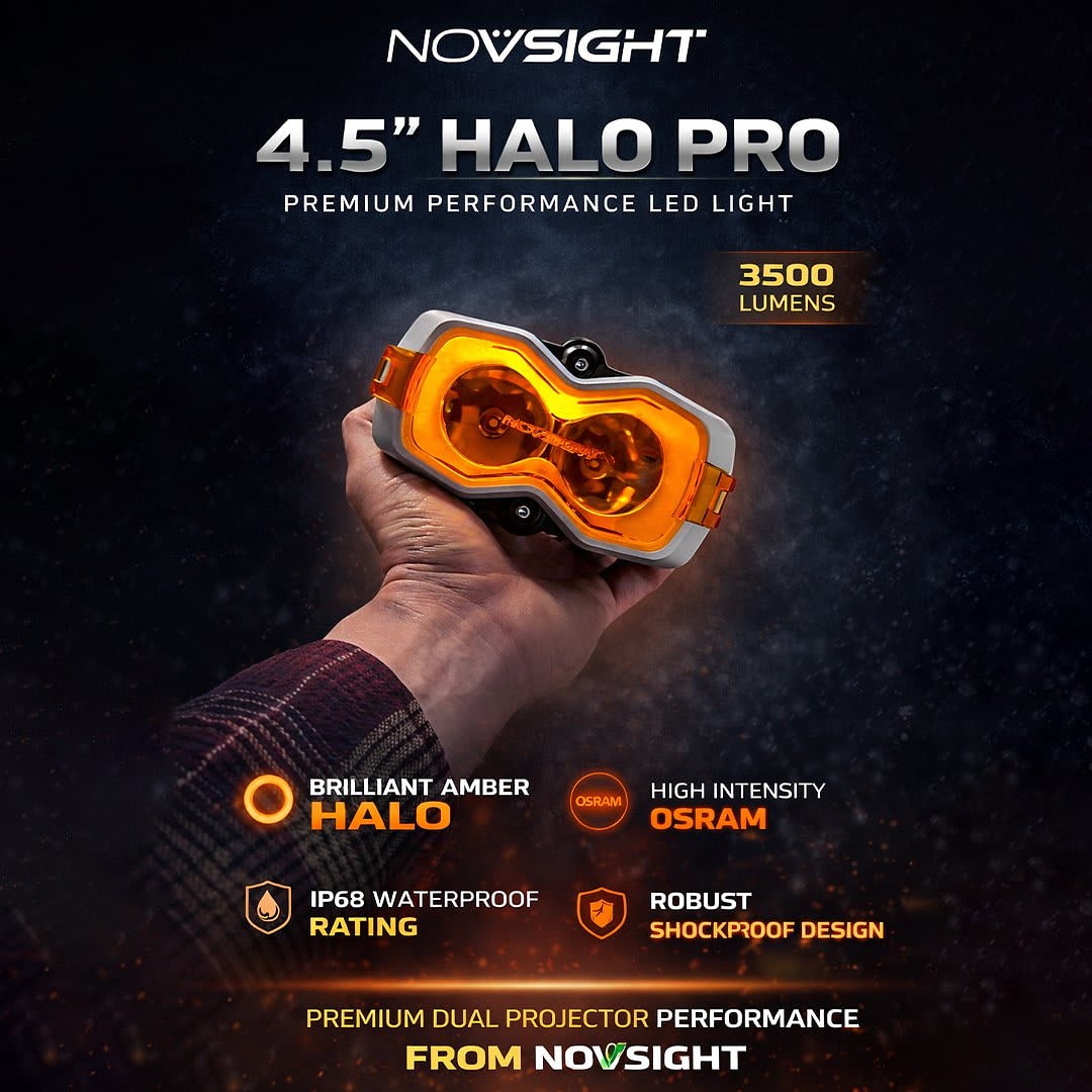Novsight 4.5 Inch Halo Pro LED Pod Light