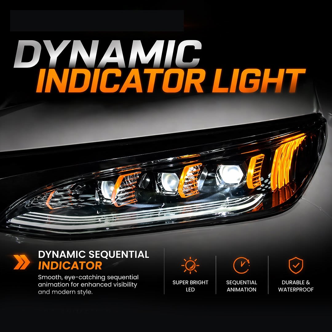 Fortuner BMW Style Headlights 2021+