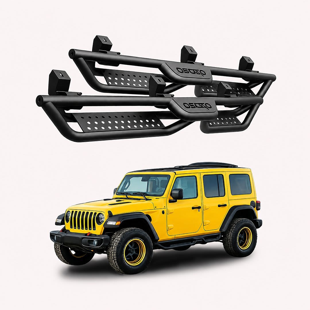 Jeep Wrangler Metal Side Steps