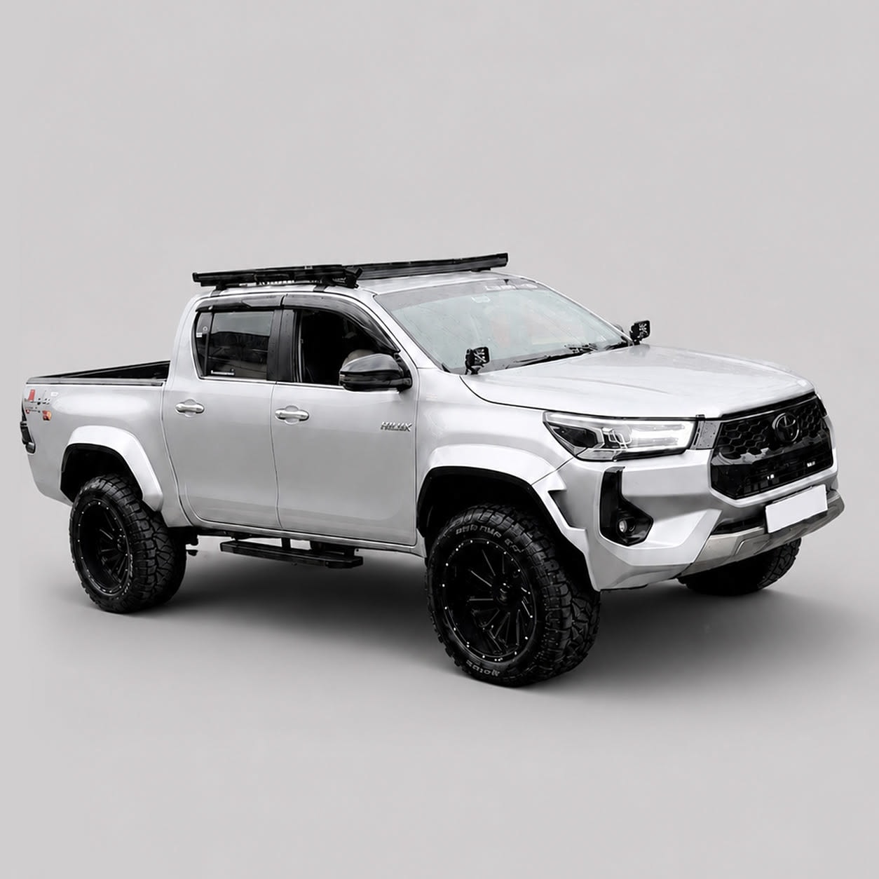 GR Style Fender Flares for Toyota Hilux – Fits Stock Hilux Bumpers