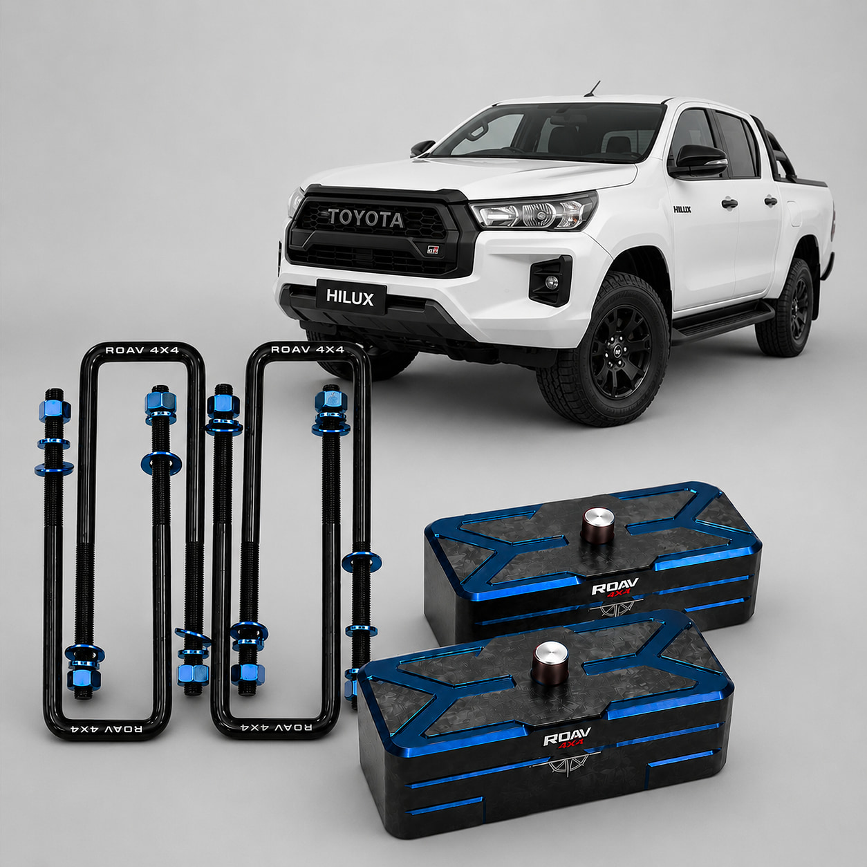ROAV4X4 2 Inch Rear Lift Kit Aluminum Solid Lift Block