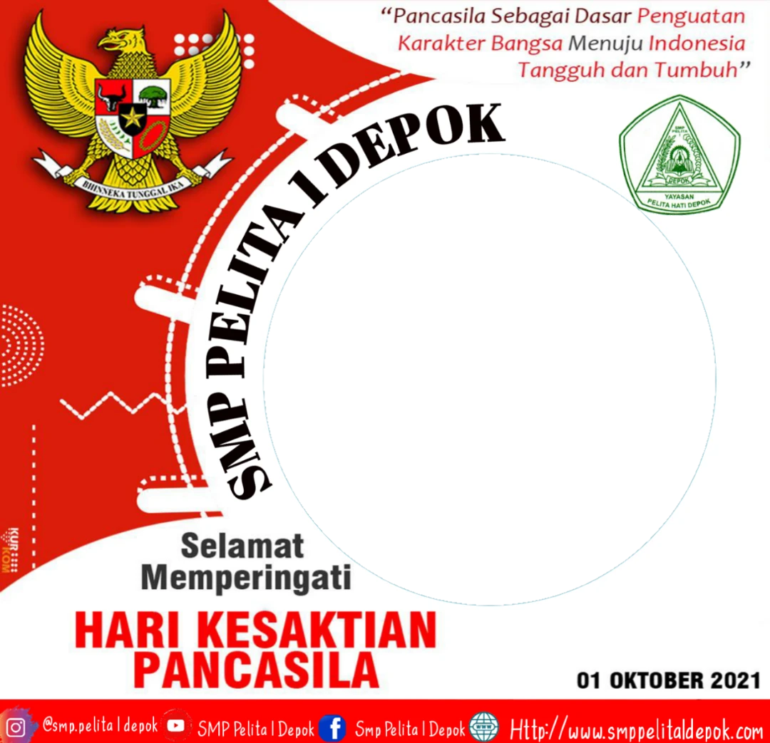 Download Gambar Twibbon Hari Kesaktian Pancasila 2021 buatan Suara Sudiksa