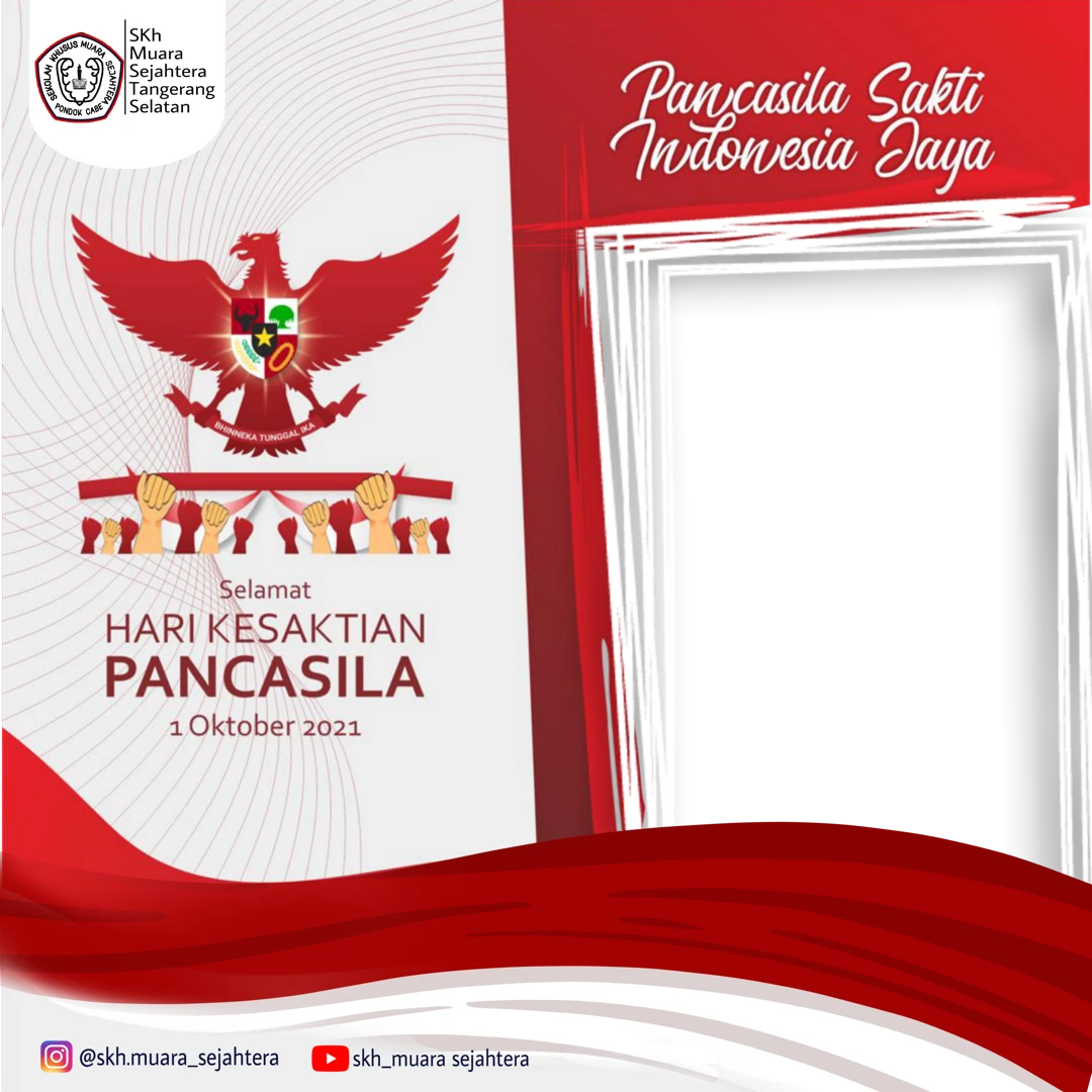 Free Download Twibbon Selamat Hari Kesaktian Pancasila Terbaru buatan Kinnara Kinnari TWC