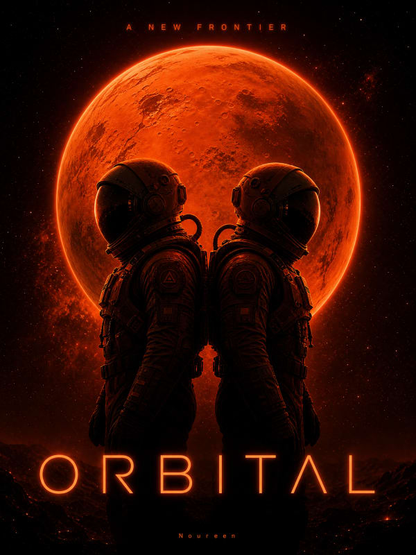 Sci-fi movie poster created with AI