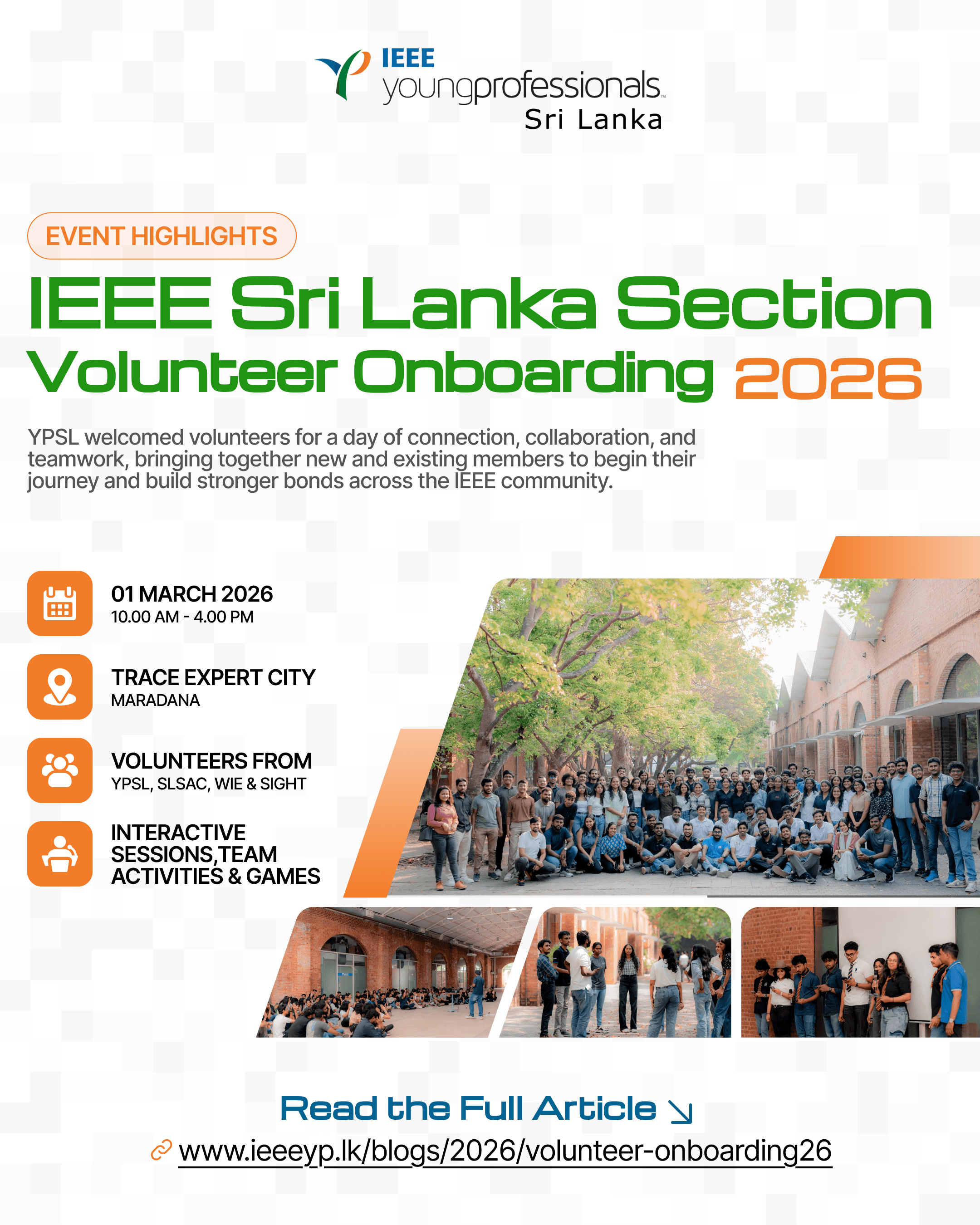 IEEE Sri Lanka Section Volunteer Onboarding 2026