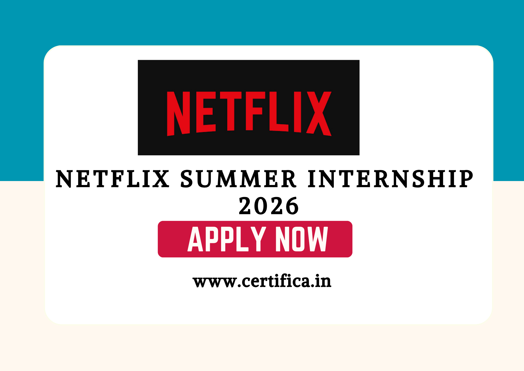 Netflix Summer Internship 2026 (Paid) – Apply Online for Multiple Role ...