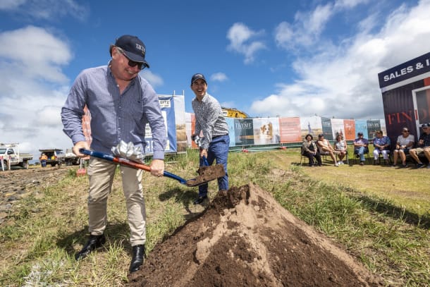 Construction is underway 