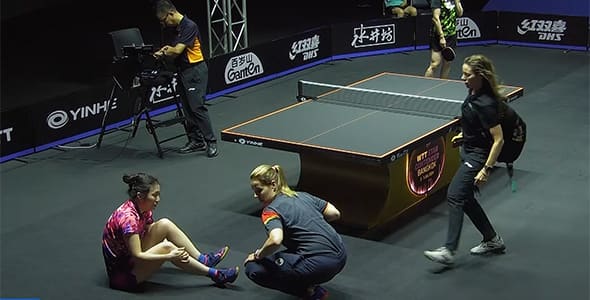 Bild: Ying Han erlebte ein furchtbares Déjà-vu in Bangkok (©ITTF)