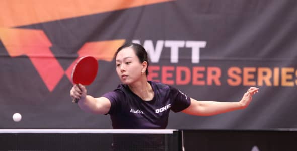 Bild: Yuan Wan kehrt mit zwei Bronze-Medaillen aus Tschechien heim. (©WTT)