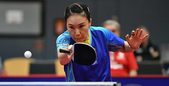 Bild: Shan Xiaona wurde für ihren Turniersieg in Düsseldorf belohnt (©ITTF)