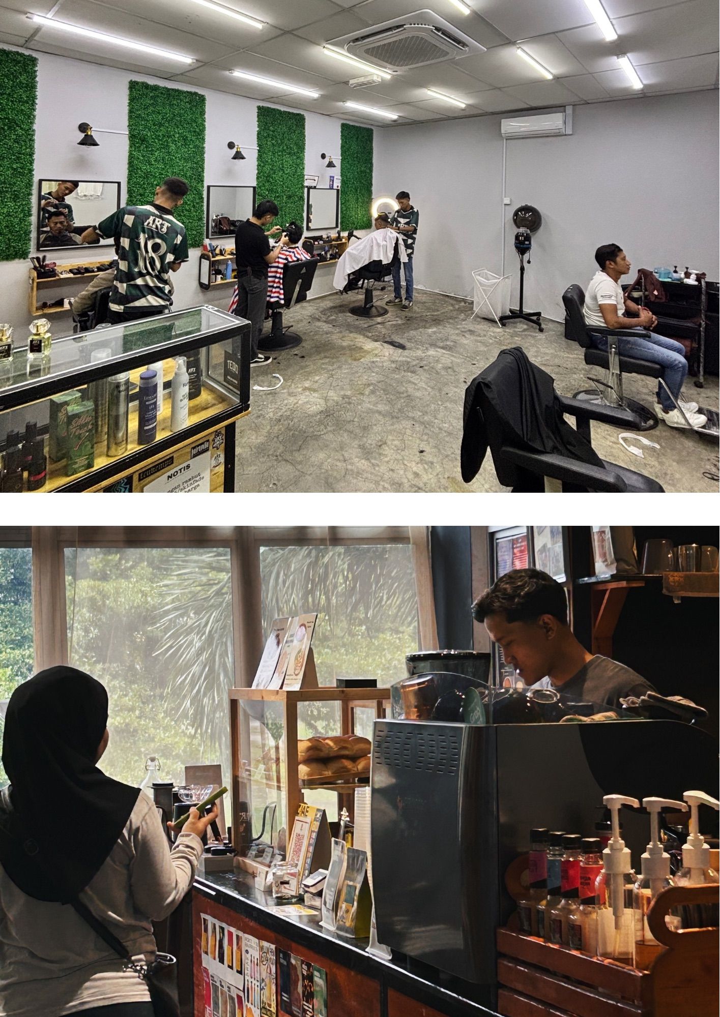 Barbershop & Coffeeshop