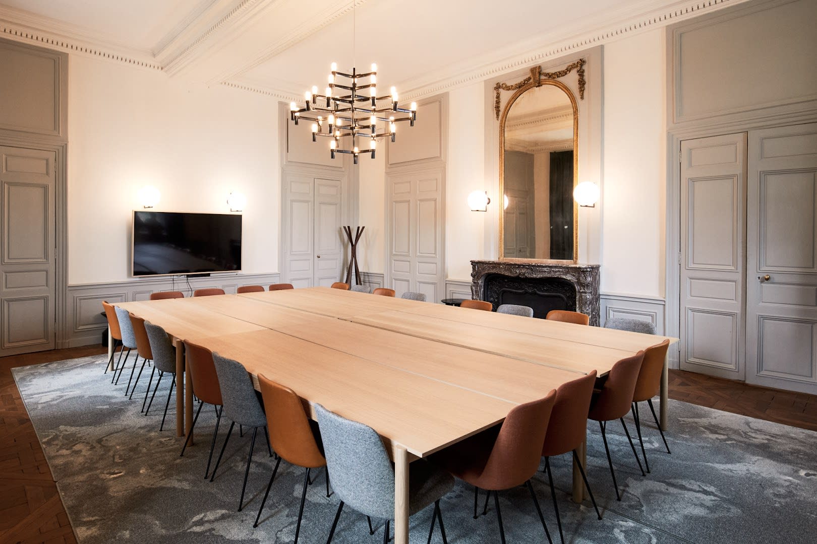 Sala de reuniones en el coworking de Concorde, Paris